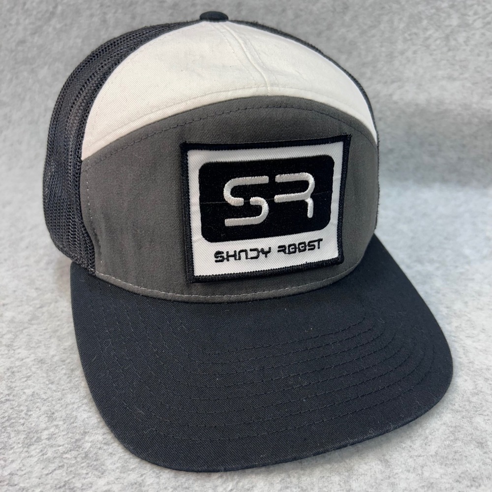 Shady Roost Logo Mens Black Richardson Trucker Hat Motorsport Racing Snapback OS